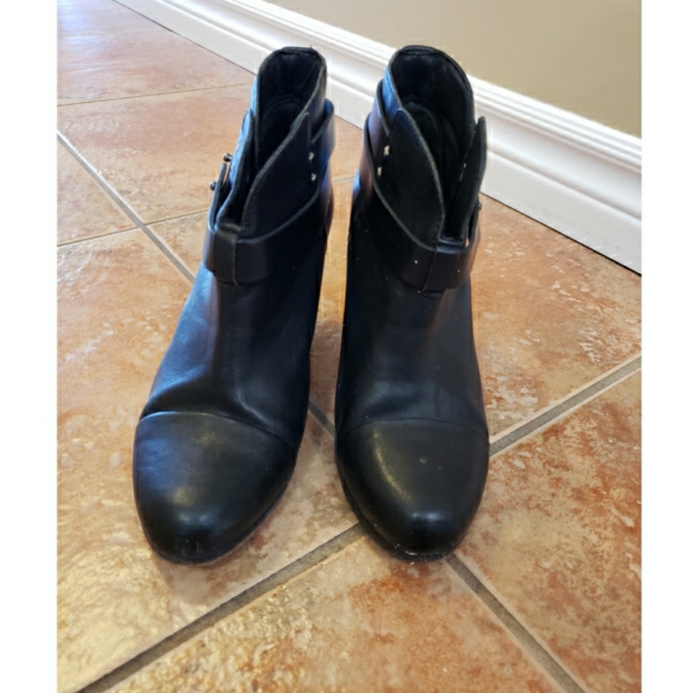 Rag & Bone Harrow booties black leather 35…